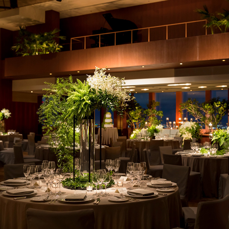 パーク ハイアット 東京の披露宴会場ボールルーム(The Ballroom)風景