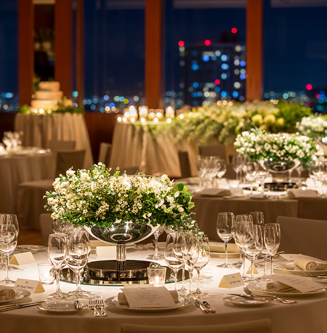 パーク ハイアット 東京の披露宴会場ボールルーム(The Ballroom)風景