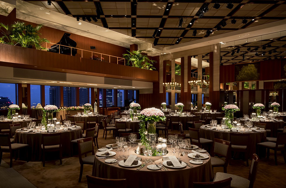 パーク ハイアット 東京の披露宴会場ボールルーム(The Ballroom)風景