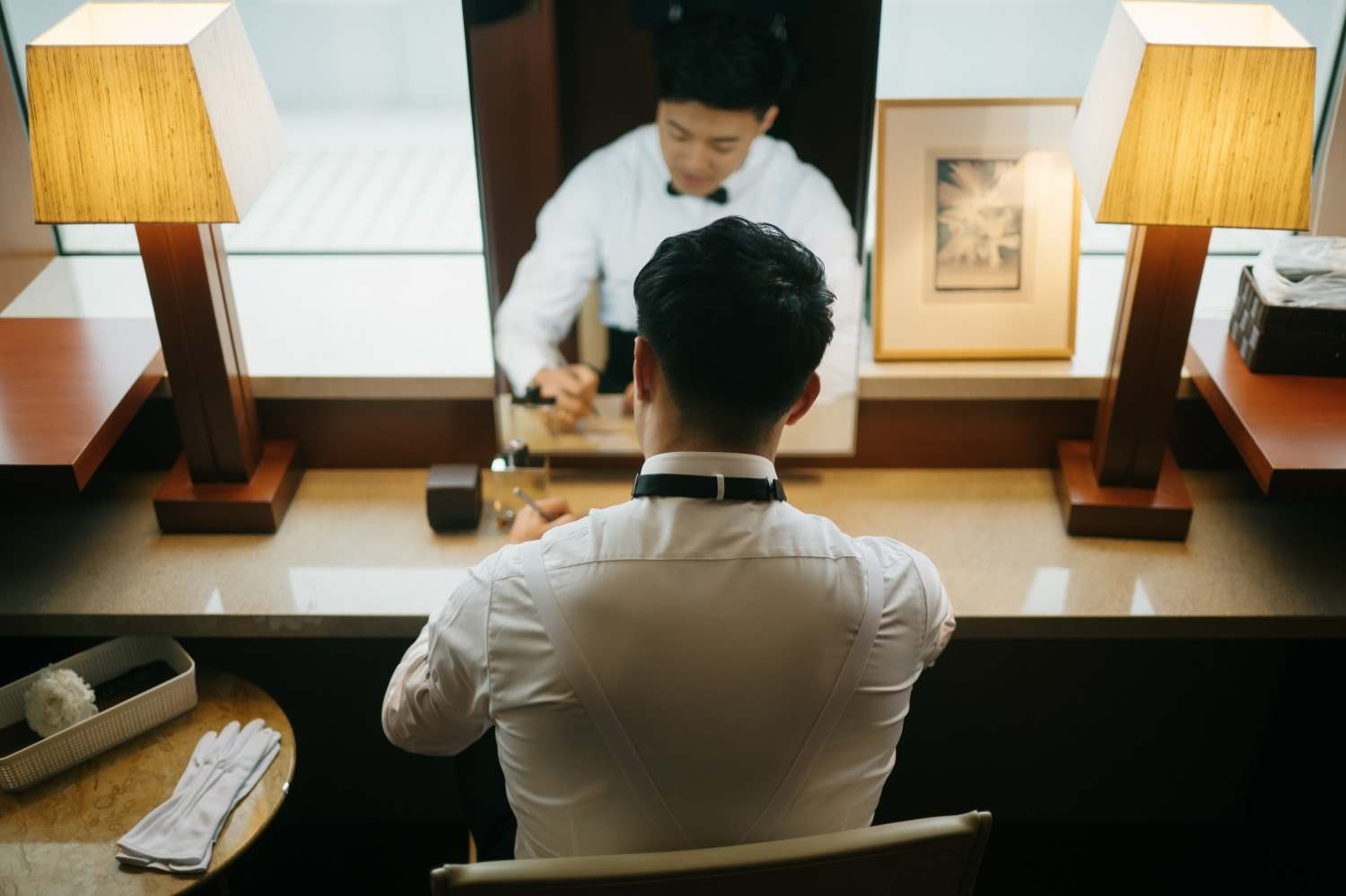 大切な人たちとともに笑顔と感動が響き合うひととき。
ニューヨークのステーキハウスをイメージした空間で、大切なゲストと過ごす心地よく上質なウエディングパーティー。